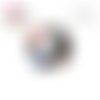 X2 cabochons femme 12mm