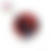 Cabochon coque métal bonbon mûre  25mm