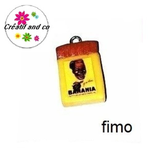 Boîte chocolat en poudre fimo