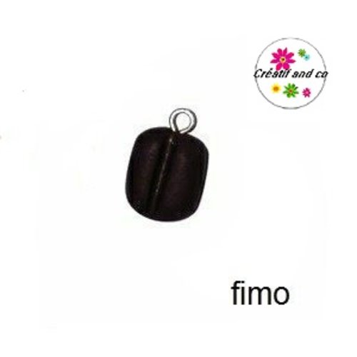 Petit grain de café fimo