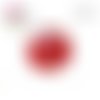 X2 cabochons m&ms rouge 12mm