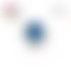 X2 cabochons m&ms bleu 12mm