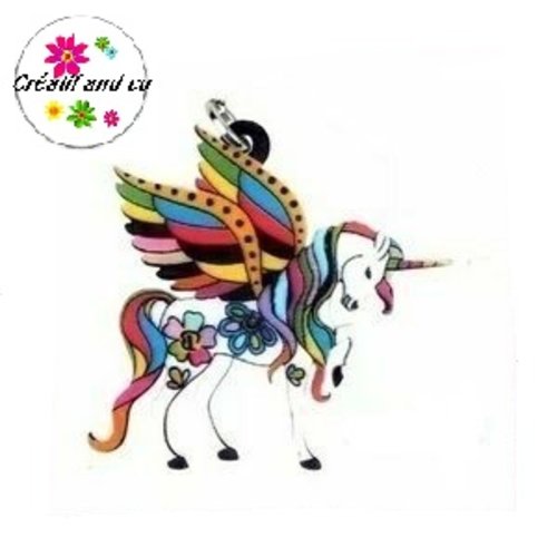 Licorne colorée 34mm