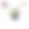 X2 cabochons petite fille 12mm