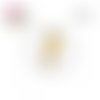 X2 cabochons cornet glace boule vanille 12mm