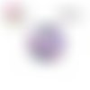 X2 cabochons duo de papillon 16mm