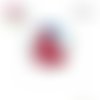 X2 cabochons galets 12mm