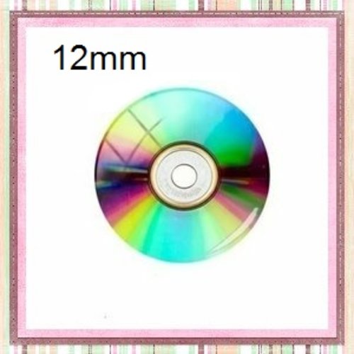 X2 cabochons cd 12mm