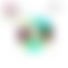 X2 cabochons cd 12mm