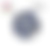 X2 cabochons fleurs blanches 16mm