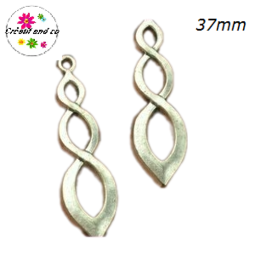Pendentif argent tibétain 37mm