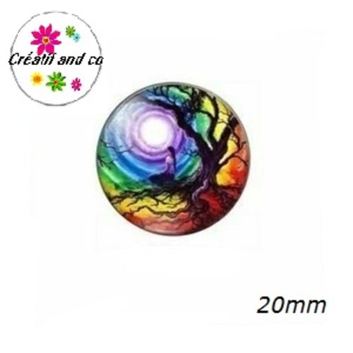 Cabochon arbre de vie 20mm