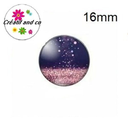 X2 cabochons étoile, ciel, galaxie 16mm
