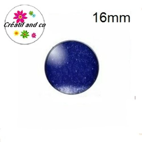 X2 cabochons étoile, ciel, galaxie 16mm