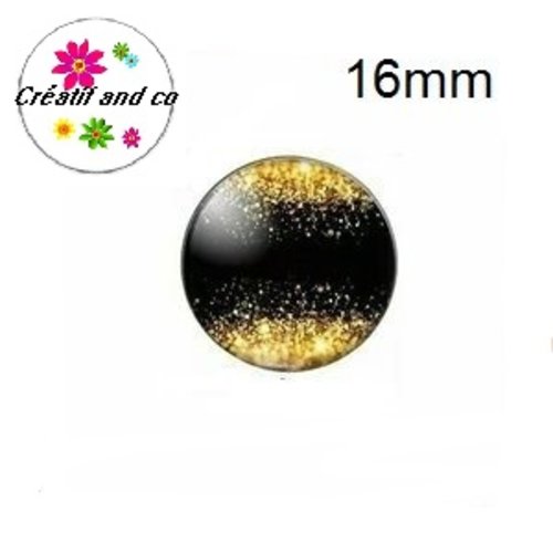 X2 cabochons étoile, ciel, galaxie 16mm