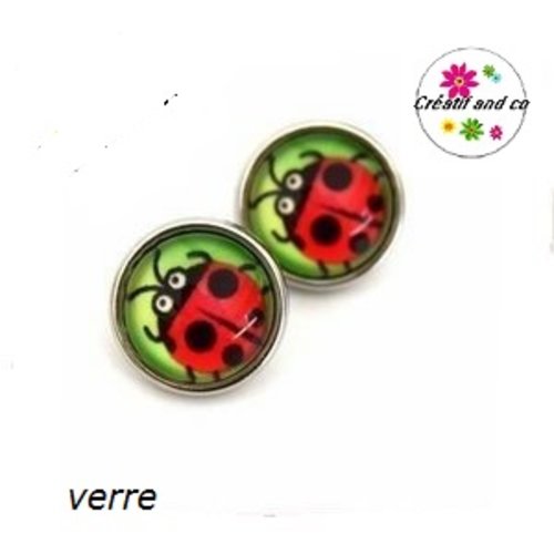 Bouton pression coccinelle