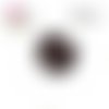 X2 cabochons noir,blanc et rouge 16mm