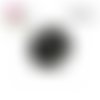 X2 cabochons fleurs blanches 16mm
