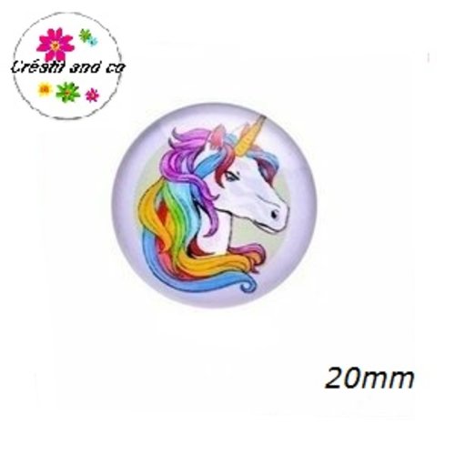 Cabochon licorne 20mm