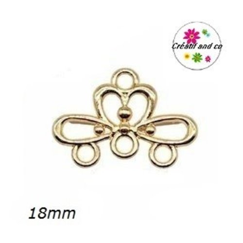 Connecteur doré 18mm