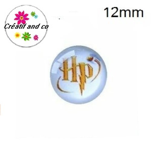X2 cabochons harry potter 12mm