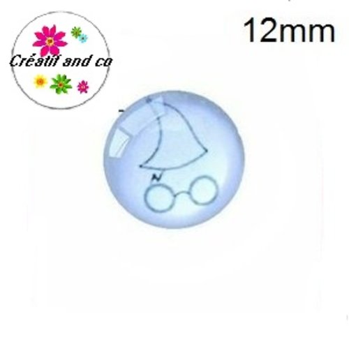 X2 cabochons harry potter 12mm