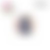 X2 cabochons ancre 12mm
