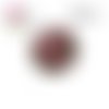 X2 cabochons fleuris 16mm