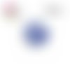 X2 cabochons motif fleur 16mm