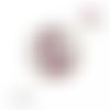 Bouton pression escarpin rose
