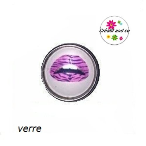Bouton pression kiss rose