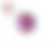 Bouton pression coloré