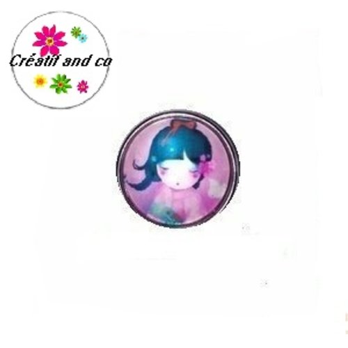 Bouton pression kokeshi