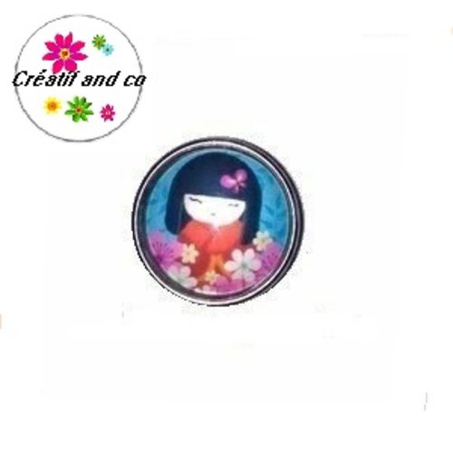 Bouton pression kokeshi
