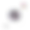 Bouton pression chat noir