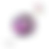 Bouton pression fleuri