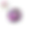 Bouton pression fleuri
