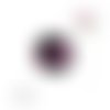 Bouton pression fleuri