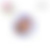 X2 cabochons chat 12mm