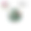 X2 cabochons feuilles 16mm