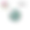 X2 cabochons fleuris 16mm