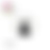 X2 cabochons ours noir 10mm