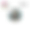 X2 cabochons chat humoristique 16mm