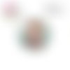X2 cabochons chat humoristique 16mm