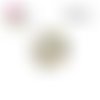 X2 cabochons feuilles 16mm
