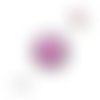 Bouton pression  kiss rose et serrure