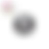 Bouton pression tête de mort mexicaine