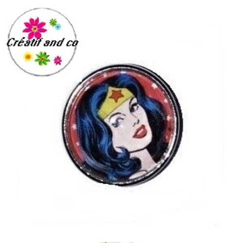 Bouton pression wonder woman