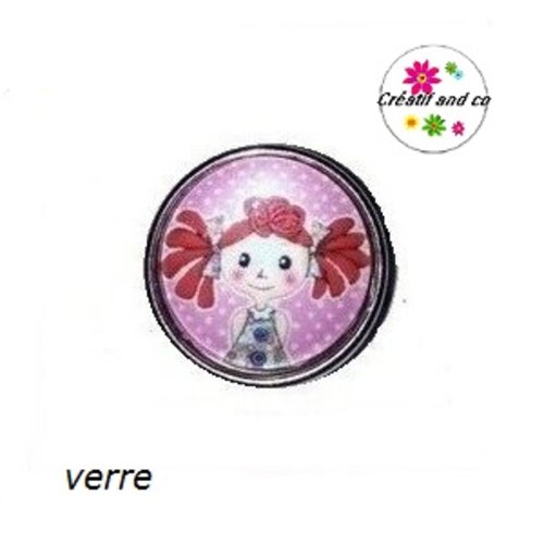 Bouton pression petite fille