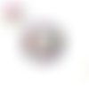 Bouton pression fleuri